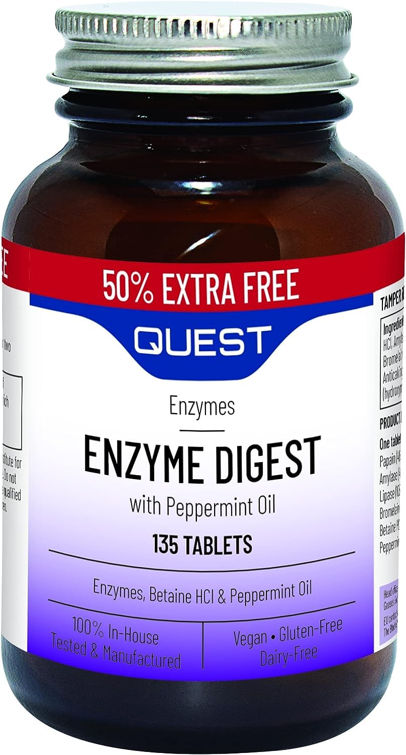 Quest Enzyme Digest Digestive Aid Tablets 2 x 135 Tablets