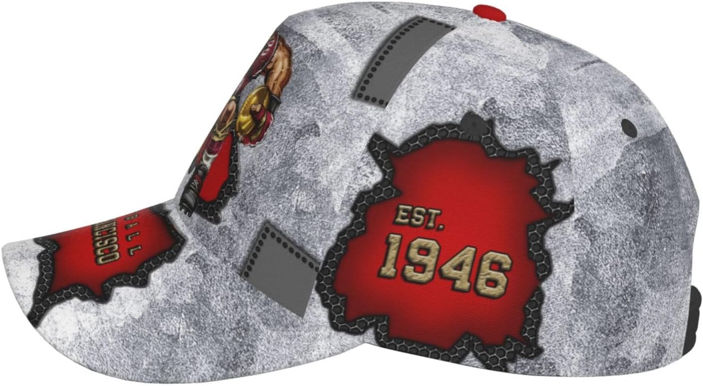 Classic City Silhouette Baseball Cap 3D Print Joinery Adjustable Snapback Hat Game Day for Men Women Fans Gift - Image 6