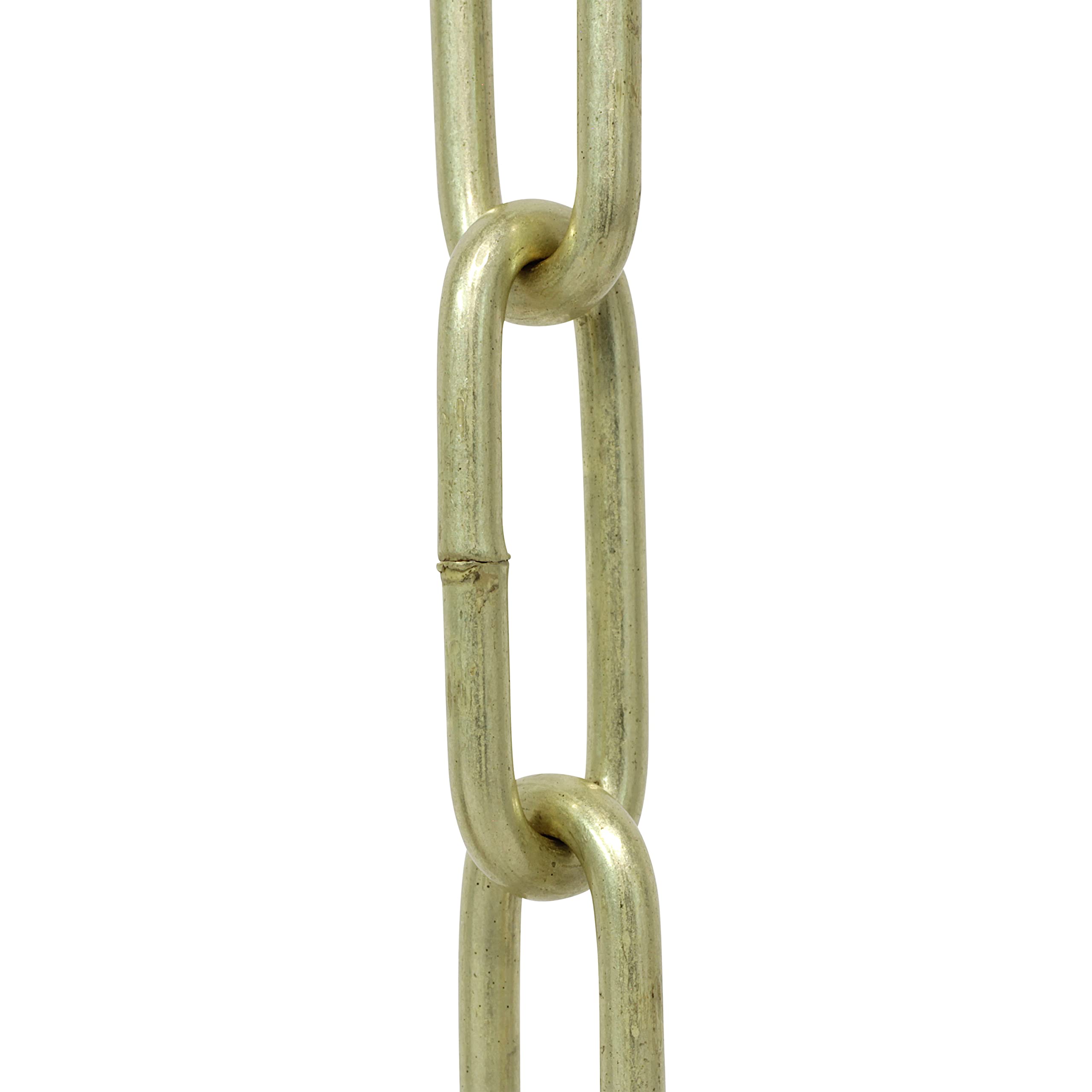 RCH Hardware CH-S59-04-SB-10 Steel Chandelier Chain, Satin Brass (10 Feet)