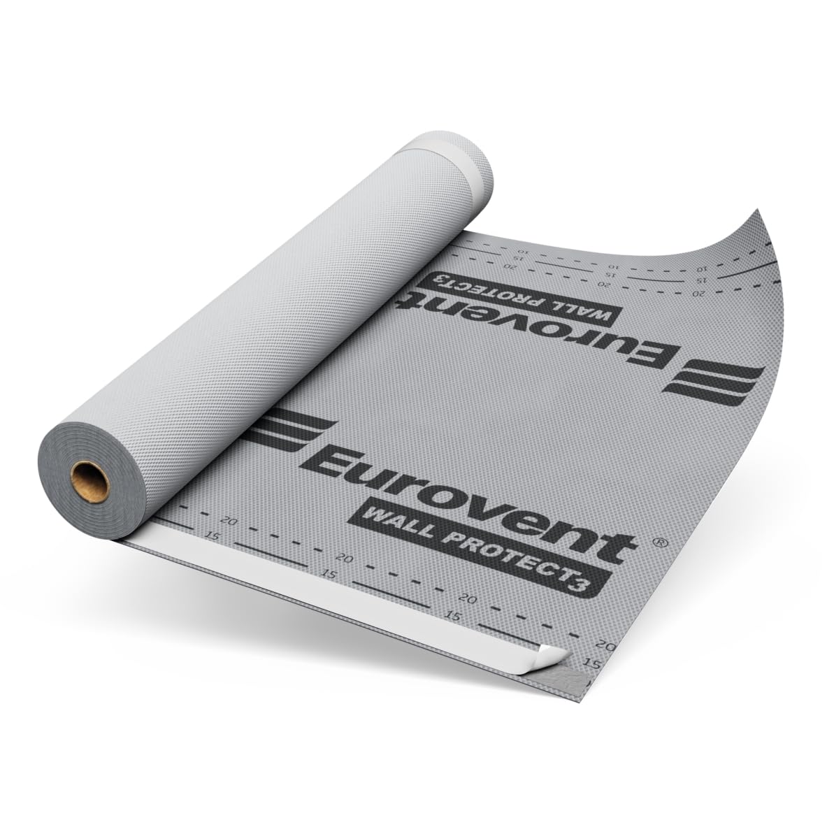 75qm Eurovent® WALL PROTECT 3 SK2 dreilagige Fassadenbahn mit Selbstklebestreifen | Eurovent WALL PROTECT 3 SK2