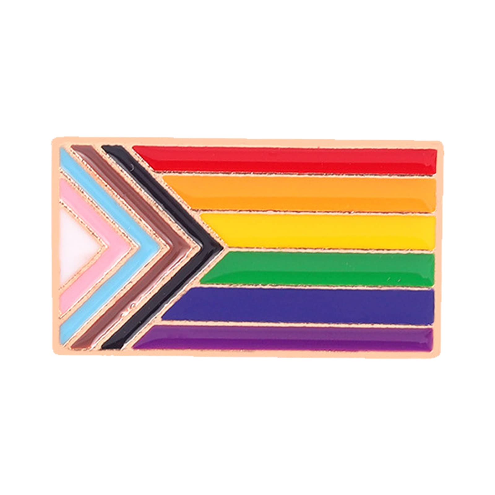 pugestRainbow Gay Lesbian Lapel Enamel Pin Ukraine Pin - Decortion Badge Pin Different Style Pride Pin Badges Fashion Bisexual Pins Easy to Carry Suitable for Men Women Clothes and Bags