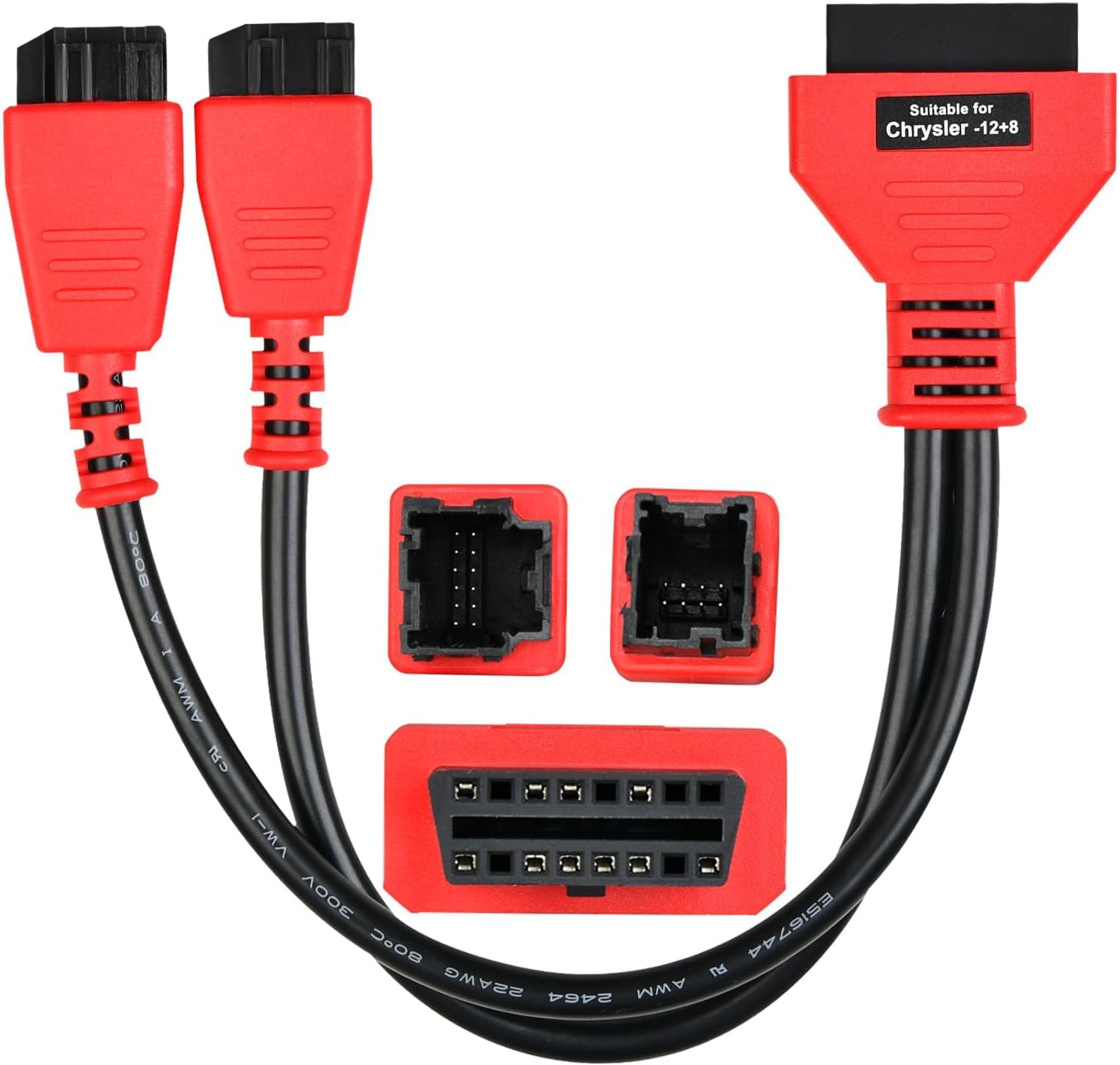 NALACAL Original OBD2 Adapter for Chrysler 12+8 Programming Cable Connector, Bypass Gateway Protocol Cable