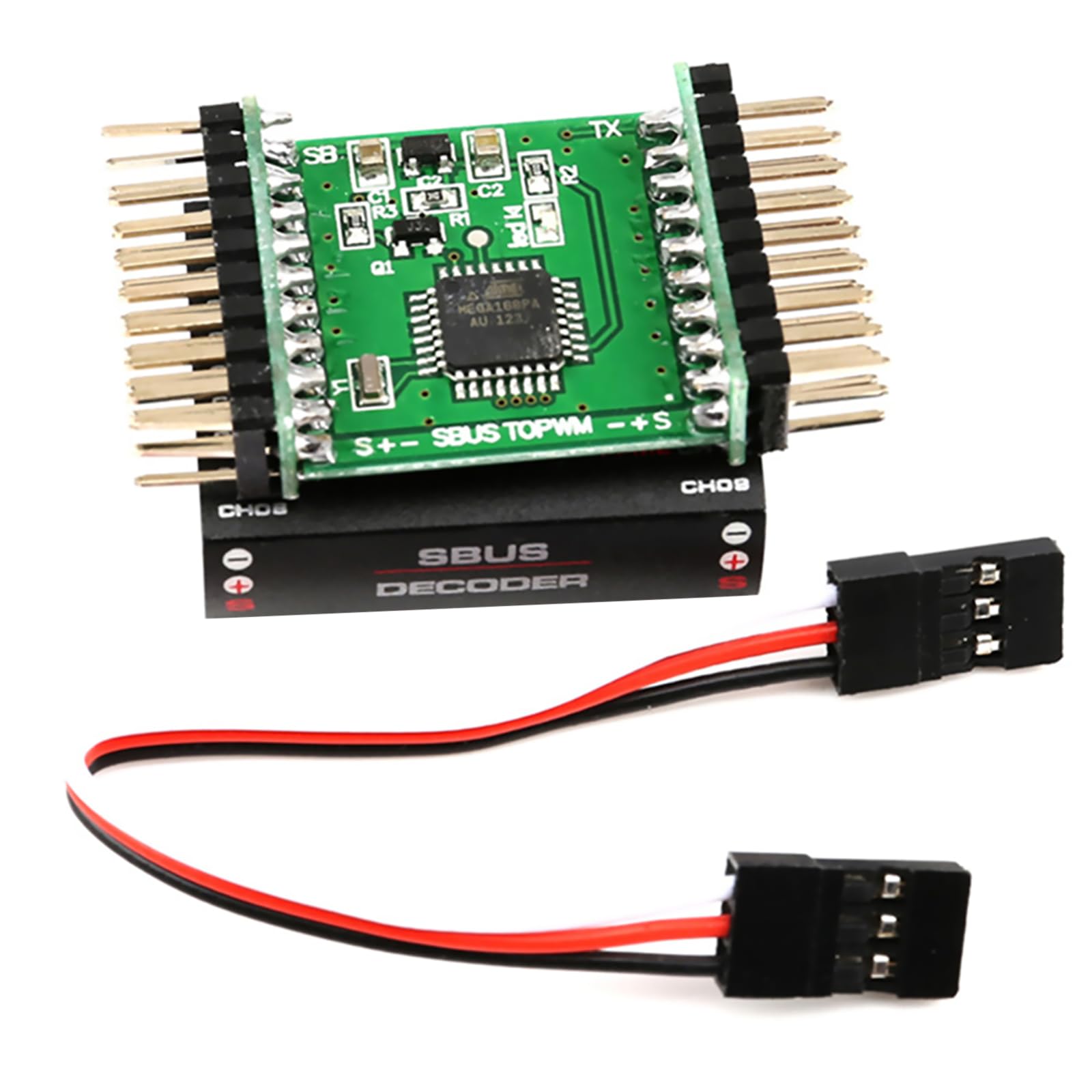 16CH SBUS al convertitore PWM/PPM/DECODER per Futaba per i segnali SBUS del trasmettitore Frsky