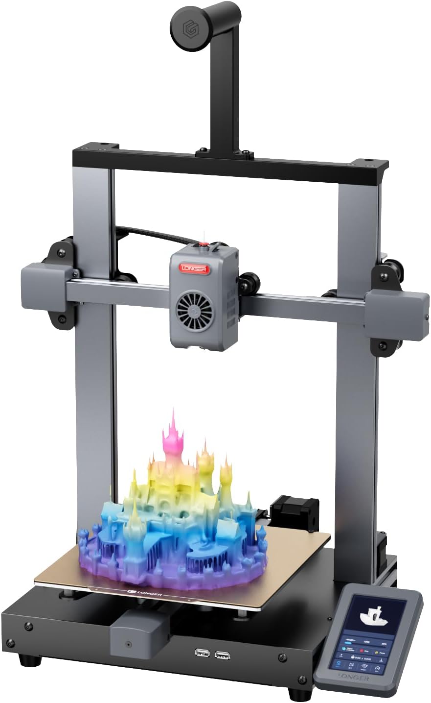 LONGER LK10 3D Printer, 500mm/s CoreXY, Auto Leveling, 300°C Direct Drive