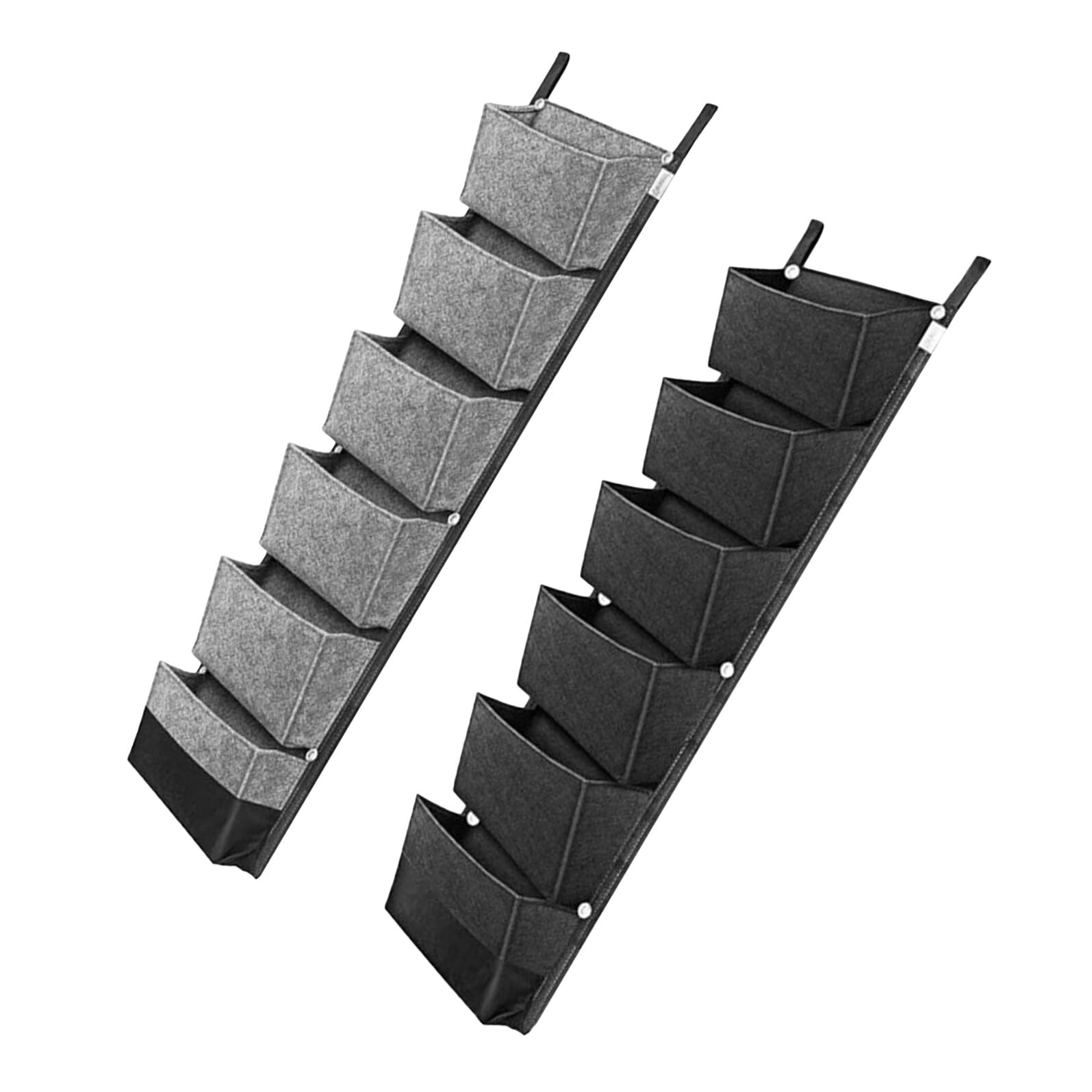 Lot de 2 paquets de culture muraux en feutre pour jardin vertical étanche de légumes