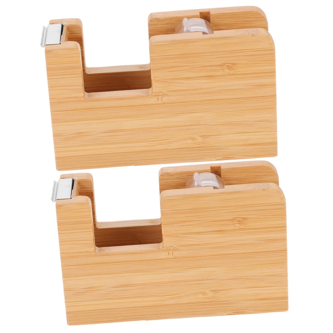 ARTIBETTER 2 Pezzi Dispenser per Nastro Adesivo Portatile Scrivania per Nastro Adesivo Utensile per Ufficio e Casa Facile Trasportare e Riporre