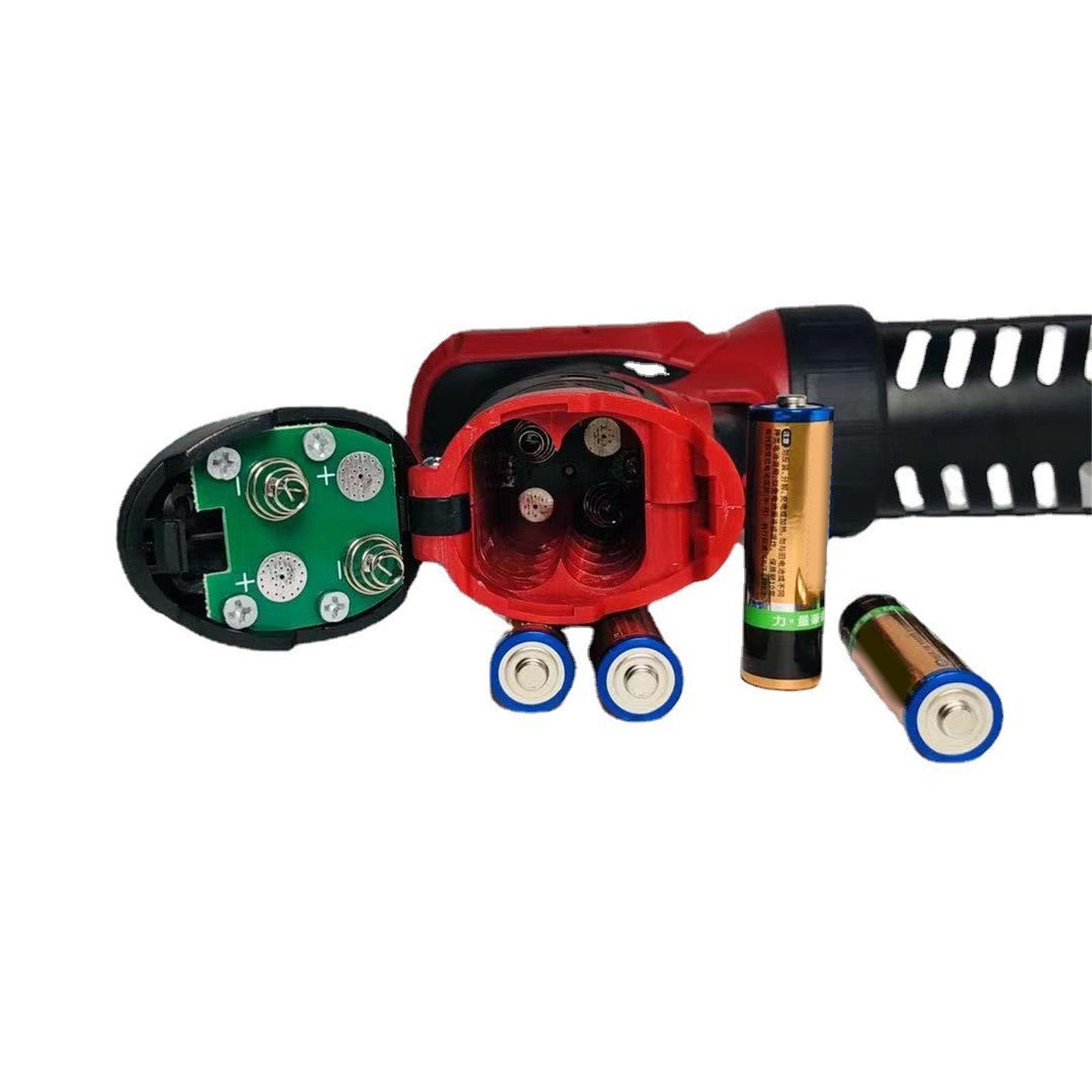 Pistola de calafateo eléctrica inalámbrica, funciona con batería, 4 velocidades, con luz LED ajustable de 10 onzas/300 ml