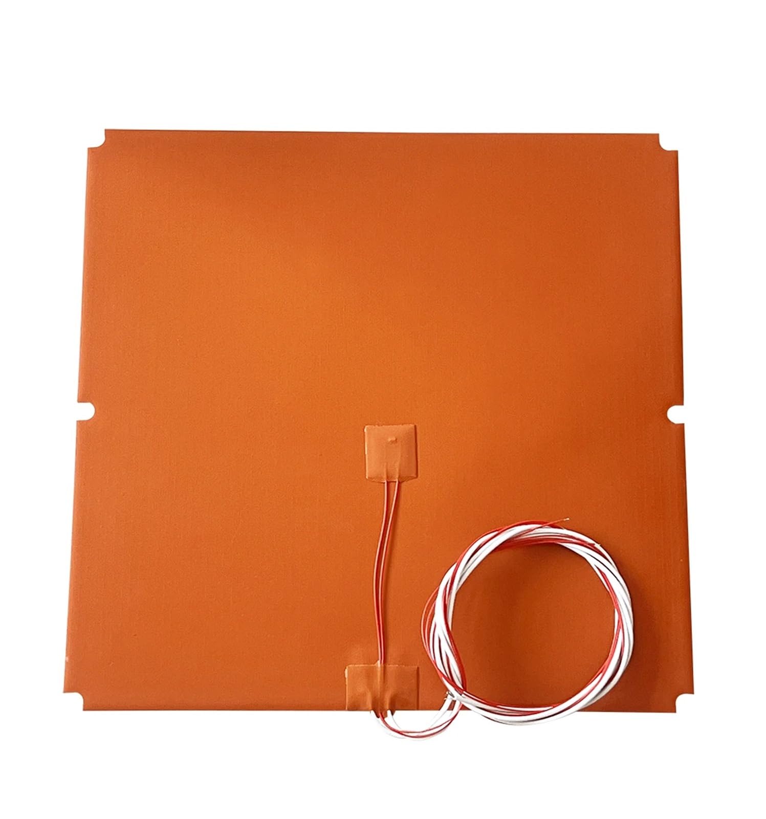 Heizkissen aus Silikon 330 x 330 mm, 350 W, Silikon-Heizmatte for 3D-Drucker, Heizbett/-Matte, mit Klebstoff, NTC 100 k(240v 350w 110c)