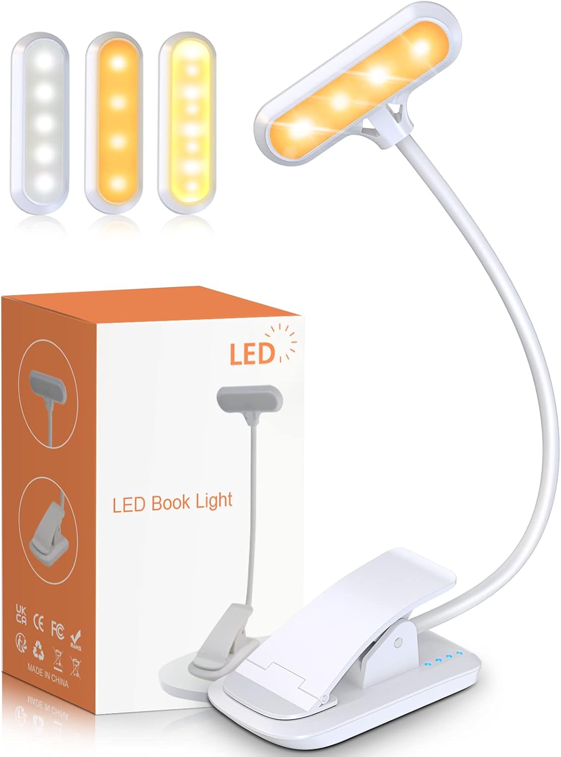 Flexilight Luce Da Lettura Ricaricabile - Segnalibro LED Per Leggere A Letto Senza Disturbare - Foto 9