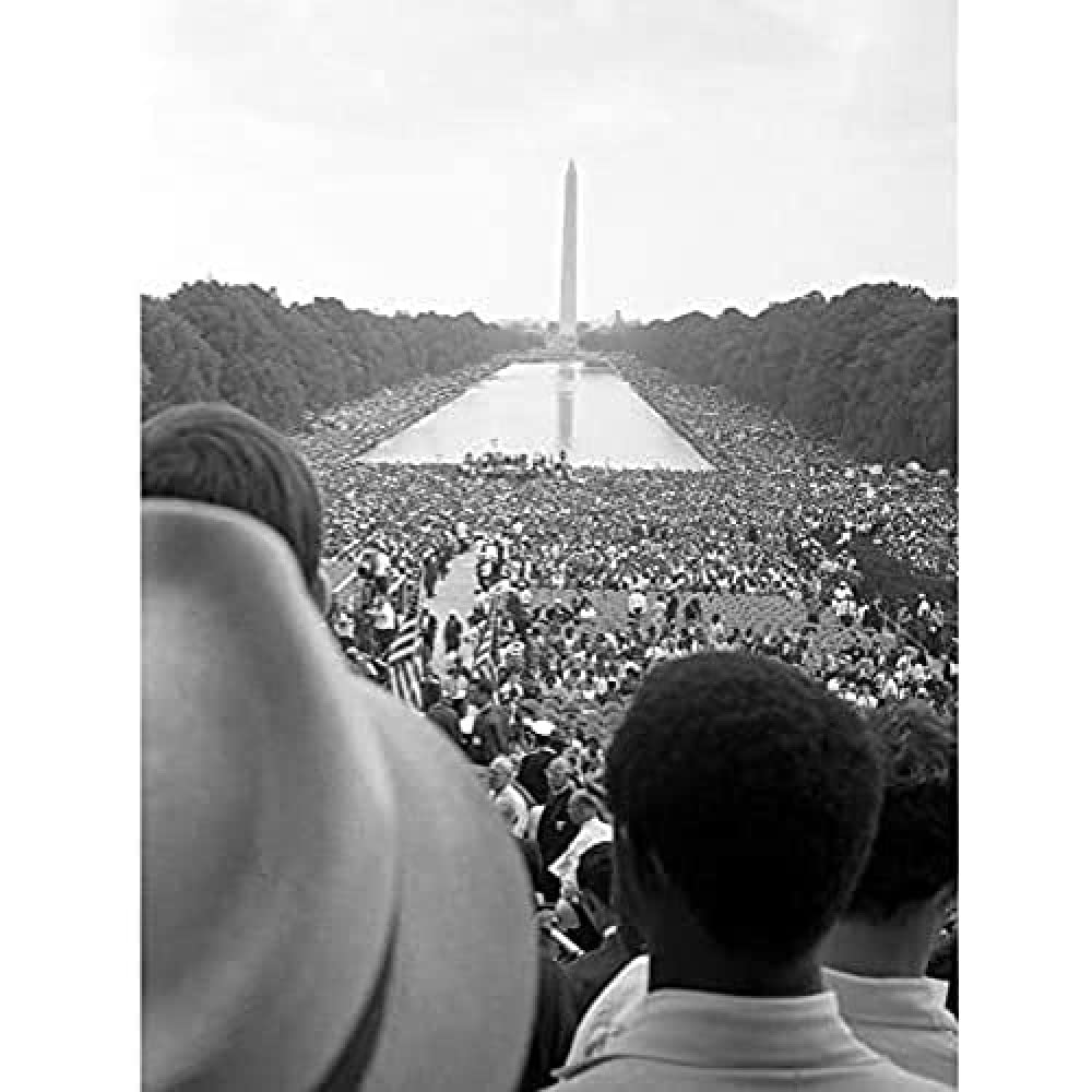 Leffler Civil Rights March Washington USA 1963 Photo Art Print Canvas Premium Wall Decor Poster Mural