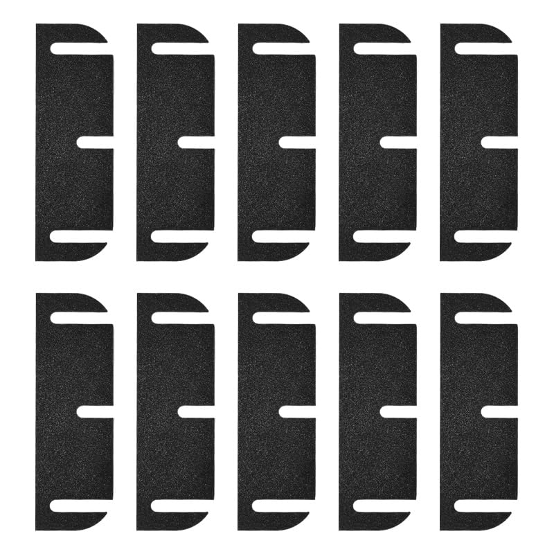 10 Pcs Door Hinge Shims for Hinge Repair Kit, Air Shim Door Shims 3.5 Inch Spacers for Door Alignment Fix Air Leakage Misalignment Sticking Doors Trimmable Black PC Material
