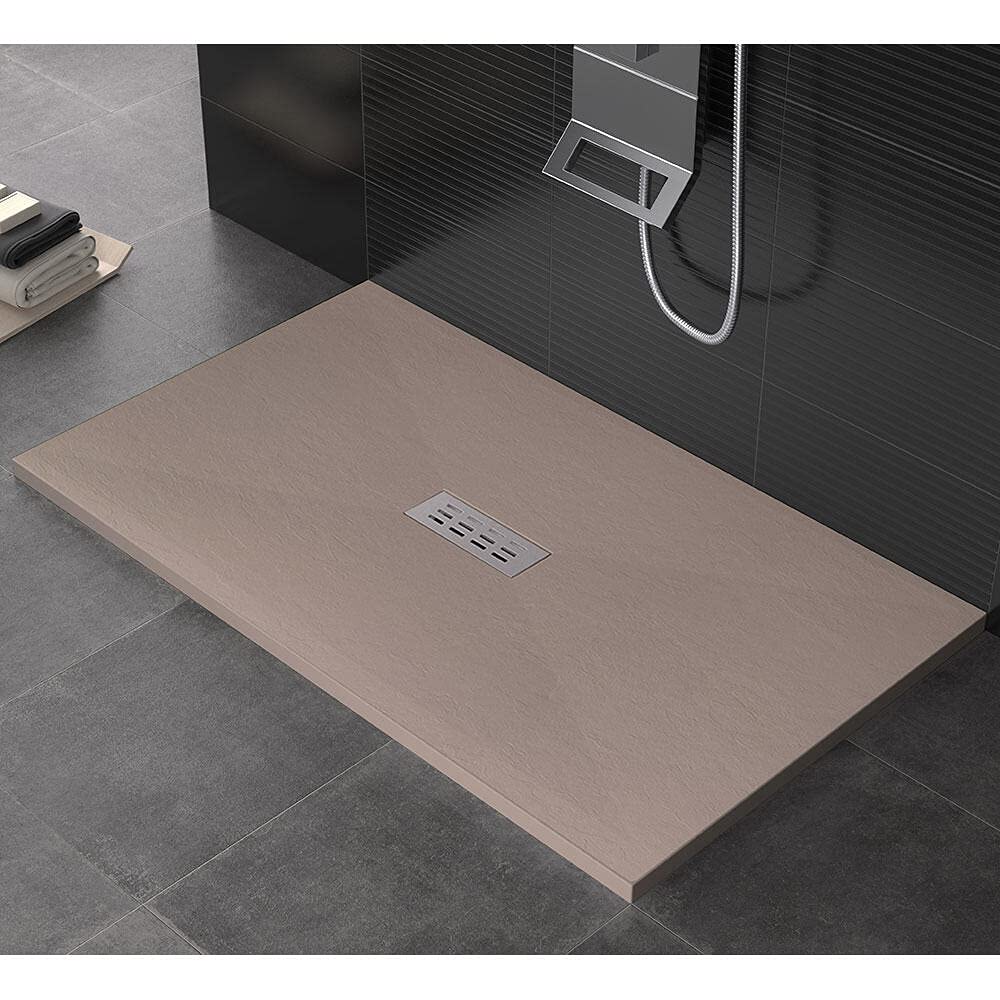 Receveur de douche plat en pierre Eden sable maier 80x170 cm