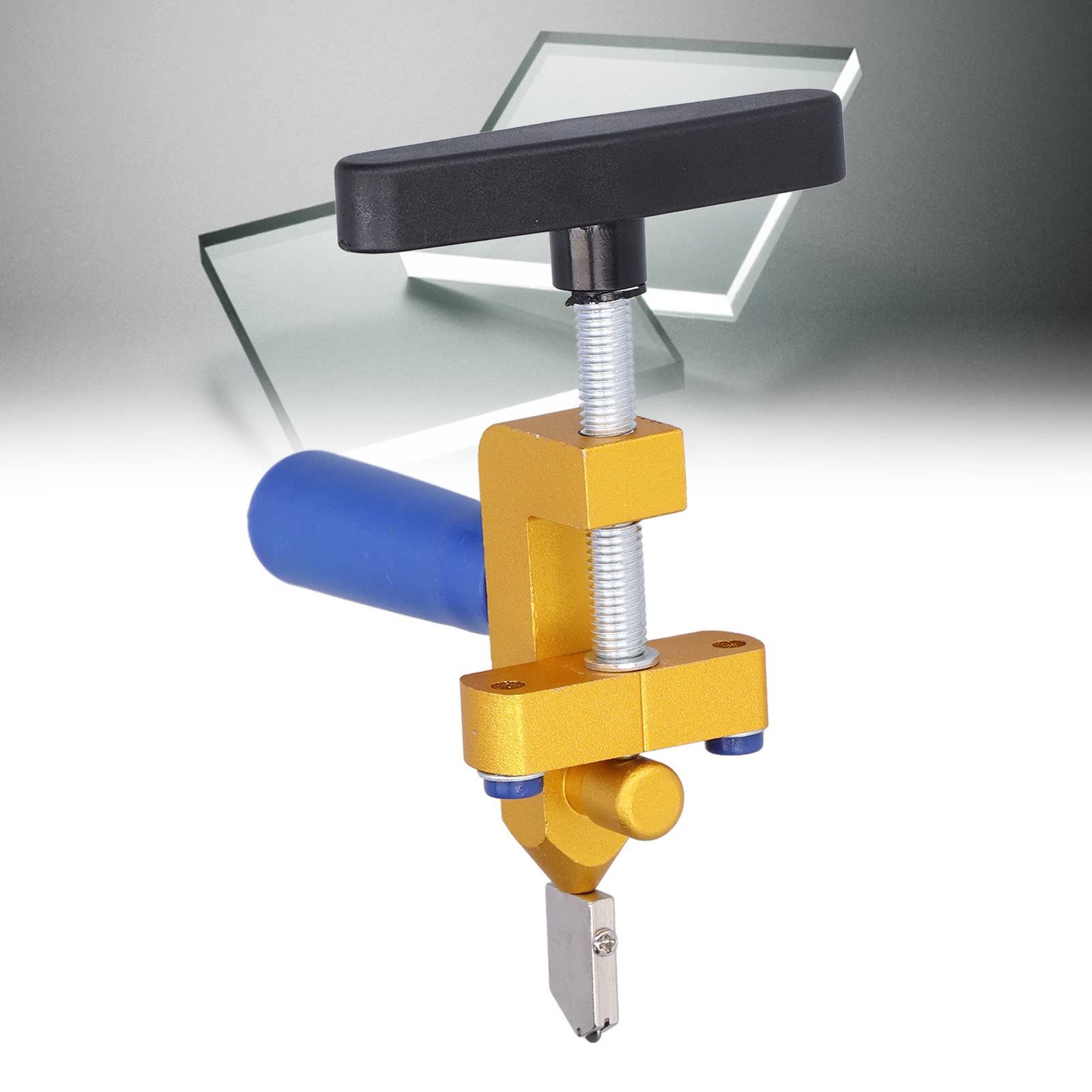 Tile Opener 2 in 1 Kit, Portable Glass cutter Manual Cutting Tool, Lightweight ABS Aluminium Alloy Material, to Use for DIY Glass Tile Cutting