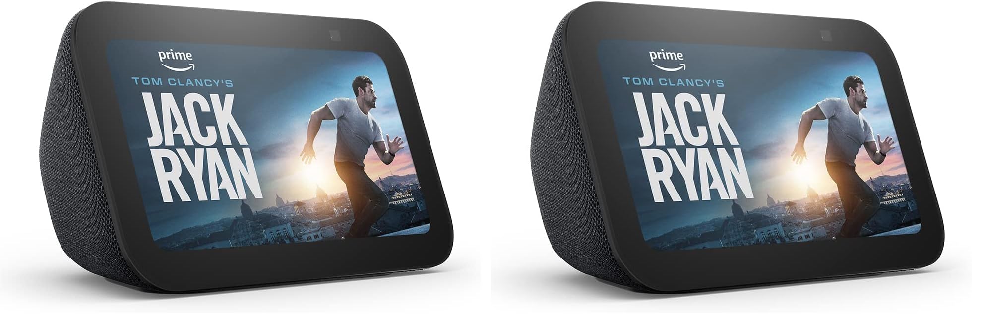 Echo Show 5 (3.ª generación) | Pantalla táctil inteligente con Alexa diseñada para controlar tus dispositivos de Hogar digital y más | Antracita (Paquete de 2)