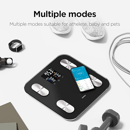 Miniatura 4 de mooas Báscula de composición corporal Smart Premium (negro)