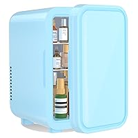 YASHE Mini frigo da 6 litri/8 lattine 220-240 V AC/DC, refrigeratore termoelettrico portatile