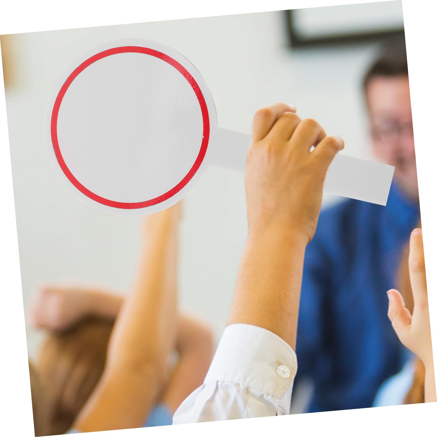 Angoily 4pcs Handheld Outdoor Scoreboard Voting Board Foam Board Blanks for DIY