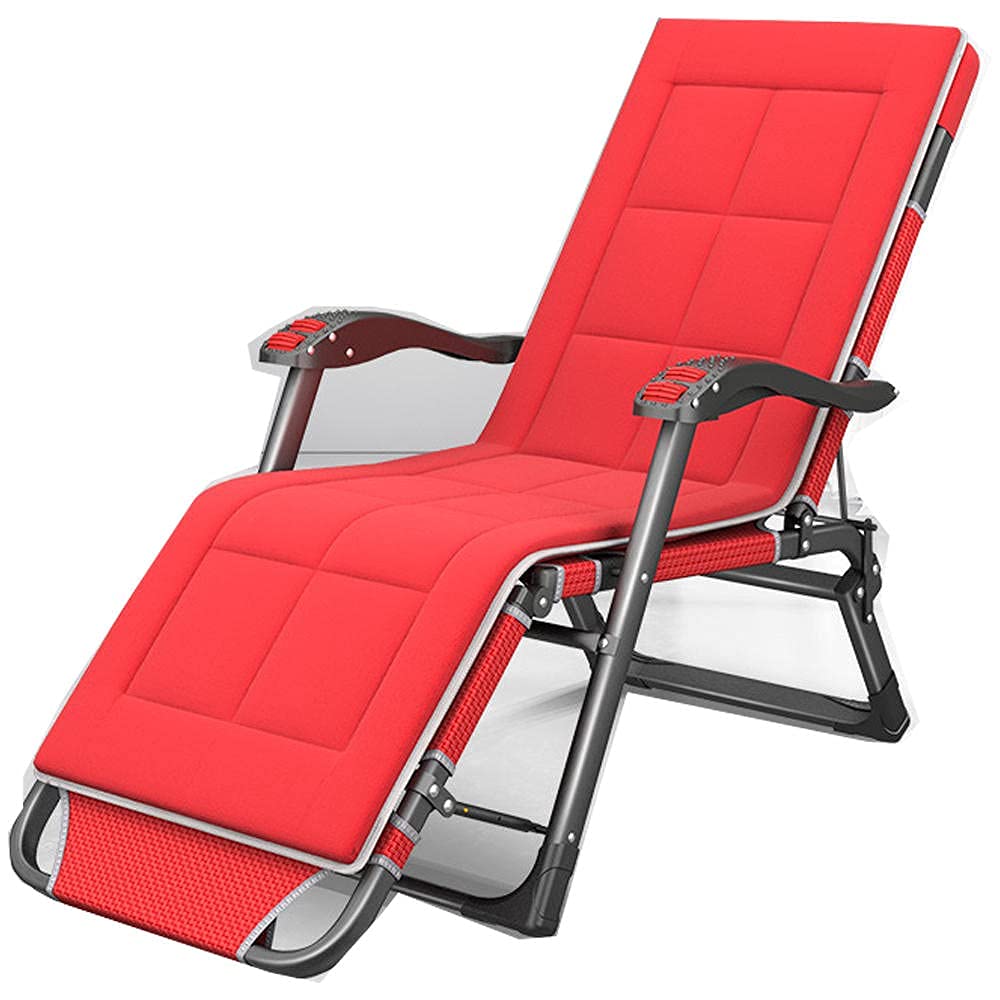 Chaise pliante Zero Gravity inclinable de terrasse large de 52 cm supportant 150 kg