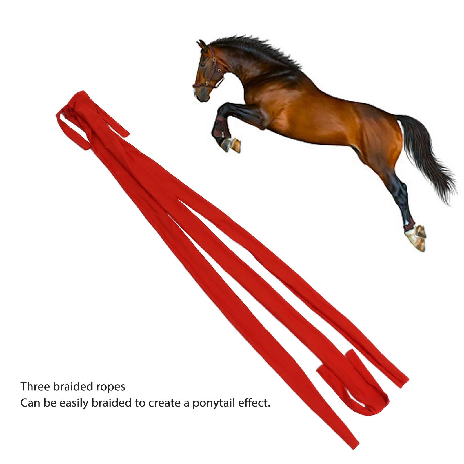 Losse bossen paarden staarthaar