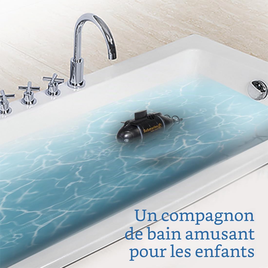 Mini sous-marin RC pour adultes, télécommande 6K, sous-marin, étanche, véhicule de plongée, pour piscines, baignoires, parcs aquatiques, cadeaux d'été