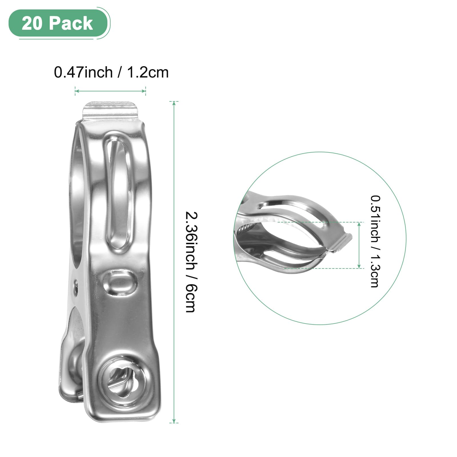 M METERXITY 20-Pack Greenhouse Clamps - Image 3