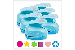 Math Punch Mixed Shape Punches for Educational Crafts