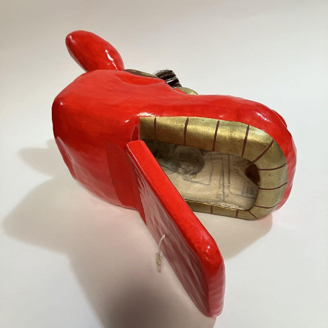 Amazon.co.jp: 郷土玩具 鳥取 柳屋 田中達之助 きりん獅子 張り子 張子