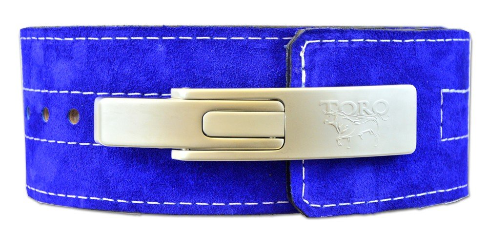 Titan Longhorn Powerlifting Lever Belt (XXL 41-51 inch Waist, Royal Blue)