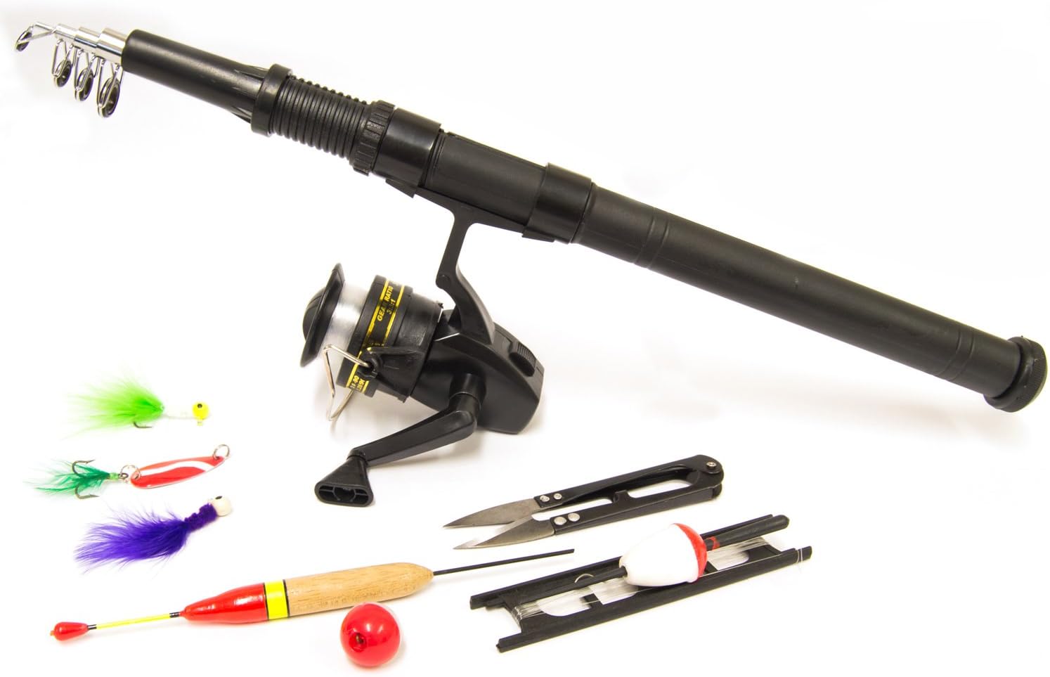 Michigan 2 Person Carp/Coarse Fishing Starter Set - Includes 2 x Rods & Reels, Line, Weights, Spinners, Floats & Carry Case