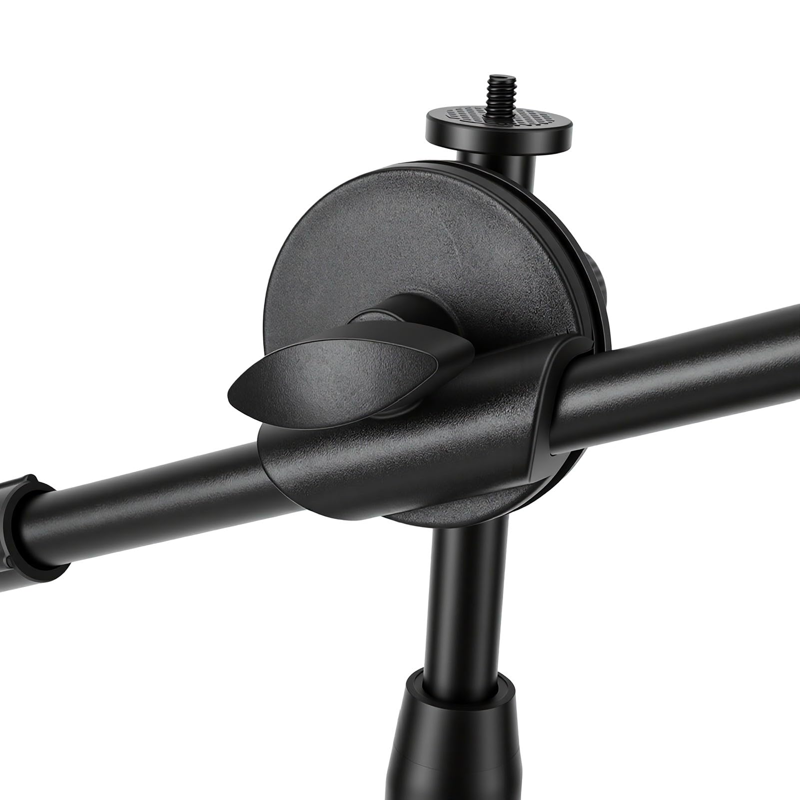 Tangxi Supporto Universale per Proiettore da Tavolo, Supporto Ruotabile a | Base Rinforzata in ABS, Diametro 19 Cm per stabilità, Scanalatura per Smartphone, con Supporto per Telefono, Testa a Sfera
