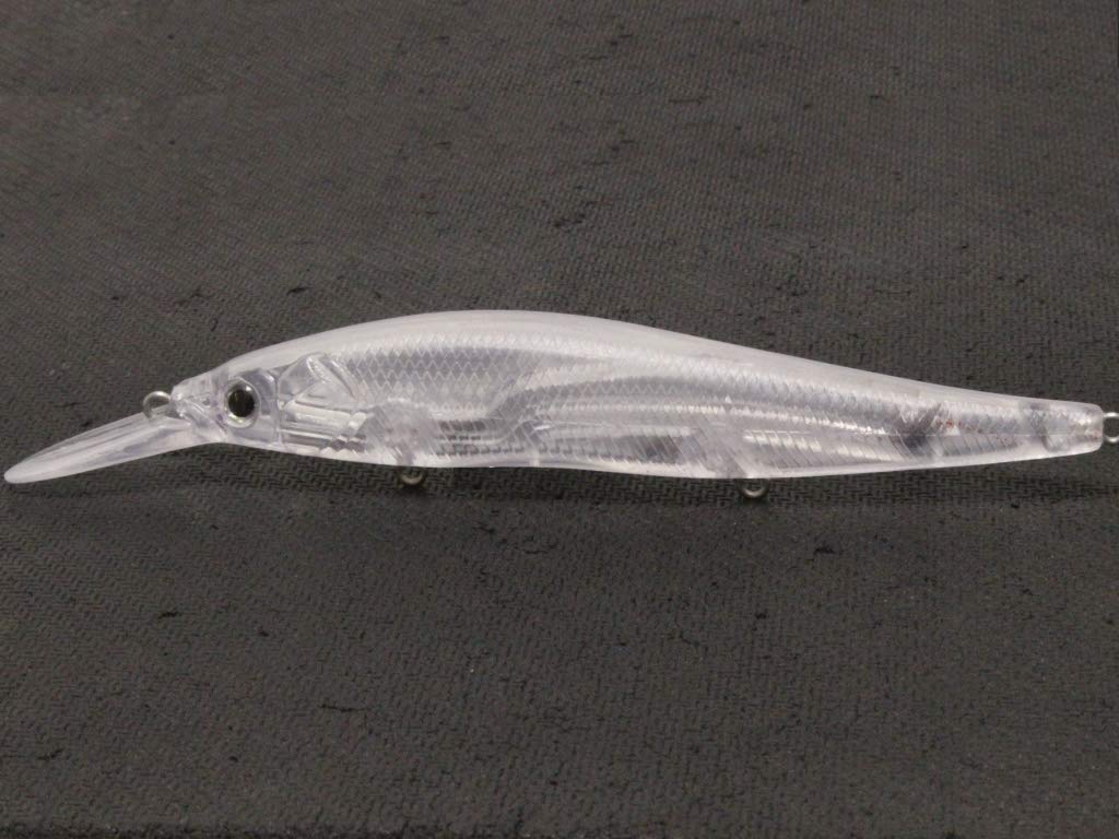 wLure 10pc Unpainted Minnow Blanks V3
