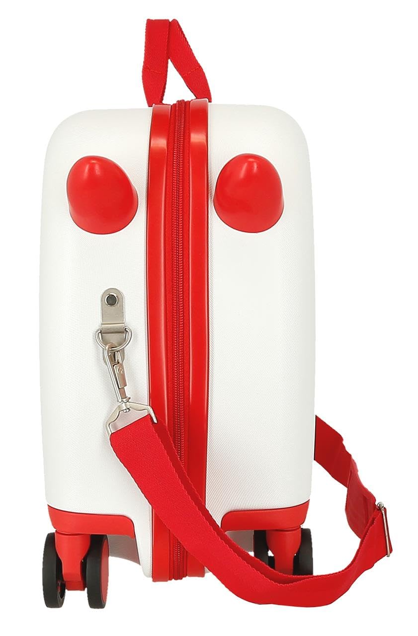 Joumma Disney Toy Story Walizka dziecięca biała 50 x 38 x 20 cm sztywne tworzywo ABS boczne zapięcie szyfrowe 34L 2,1 kg 2 podwójne koła bagaż podręczny