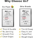 Papier pour imprimante de cuisine Star SP700 (24 rouleaux) 3 po x 150' 1 pli bond (non thermique) Papier de reçu pour caisse enregistreuse POS pour TMU200 SRP275 de 3000LABELS DIRECT