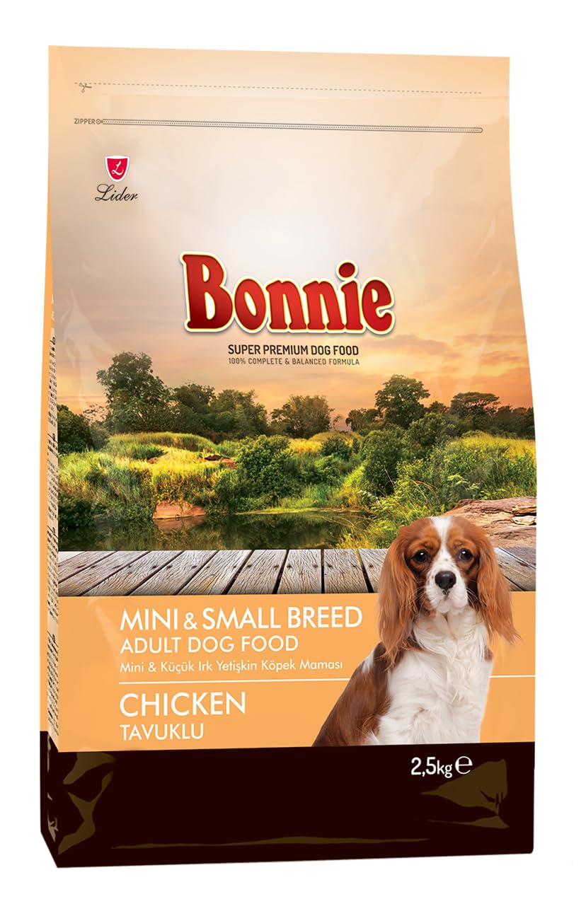 Bonnie Tavuklu, Yetişkin, Kuru Köpek Maması, Mini ve Küçük Irk, 2.5 kg