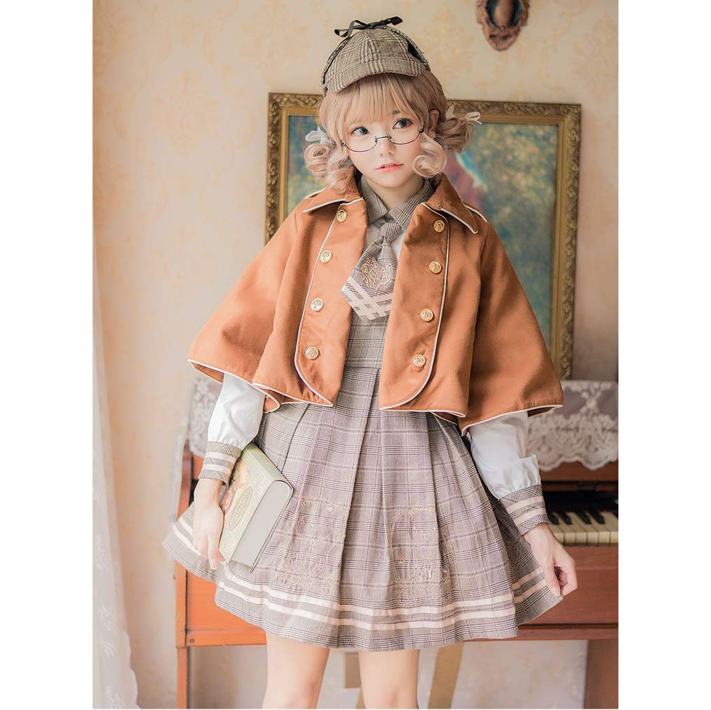Amazon.co.jp: ワンピース ロリータ 長袖 制服 コスプレ 衣装