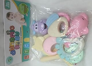 مجموعة ألعاب خشخيشة للأطفال البيبي من كارول، ألعاب للأولاد والبنات، هدية عيد الميلاد والكريسماس، لعبة ممتعة للنمو للأطفال