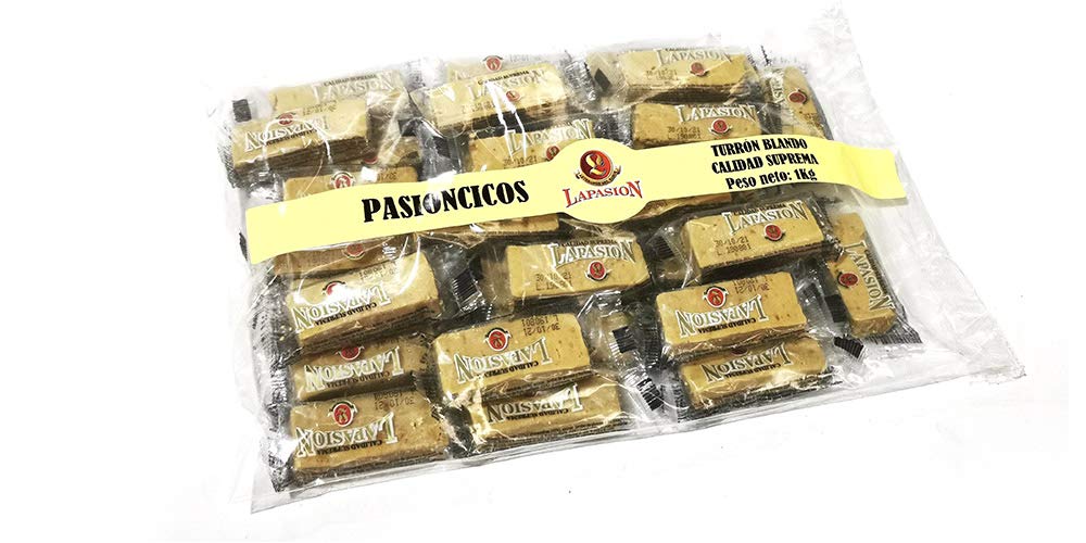 LAPASION - Turrón Blando con Almendras calidad suprema | 1kg