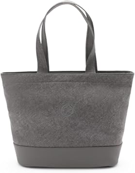 Bugaboo Changing Bag, Nappy Bag with Easy Access Pockets, Insulated Bottle Holder, Changing Mat and 3 Clutches, in Pebble Grey