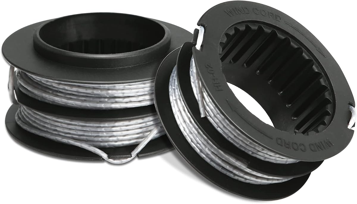 T35 596784001 Trimmer Spoo Replacement Compatible with Husqvarna | Compatible with Husqvarna 323L 323R 324LX 343F 343R 345FX 345FXT 345RX Auto-Feed Weed Eater, .095" 20Ft Durable Line, 2 Spool
