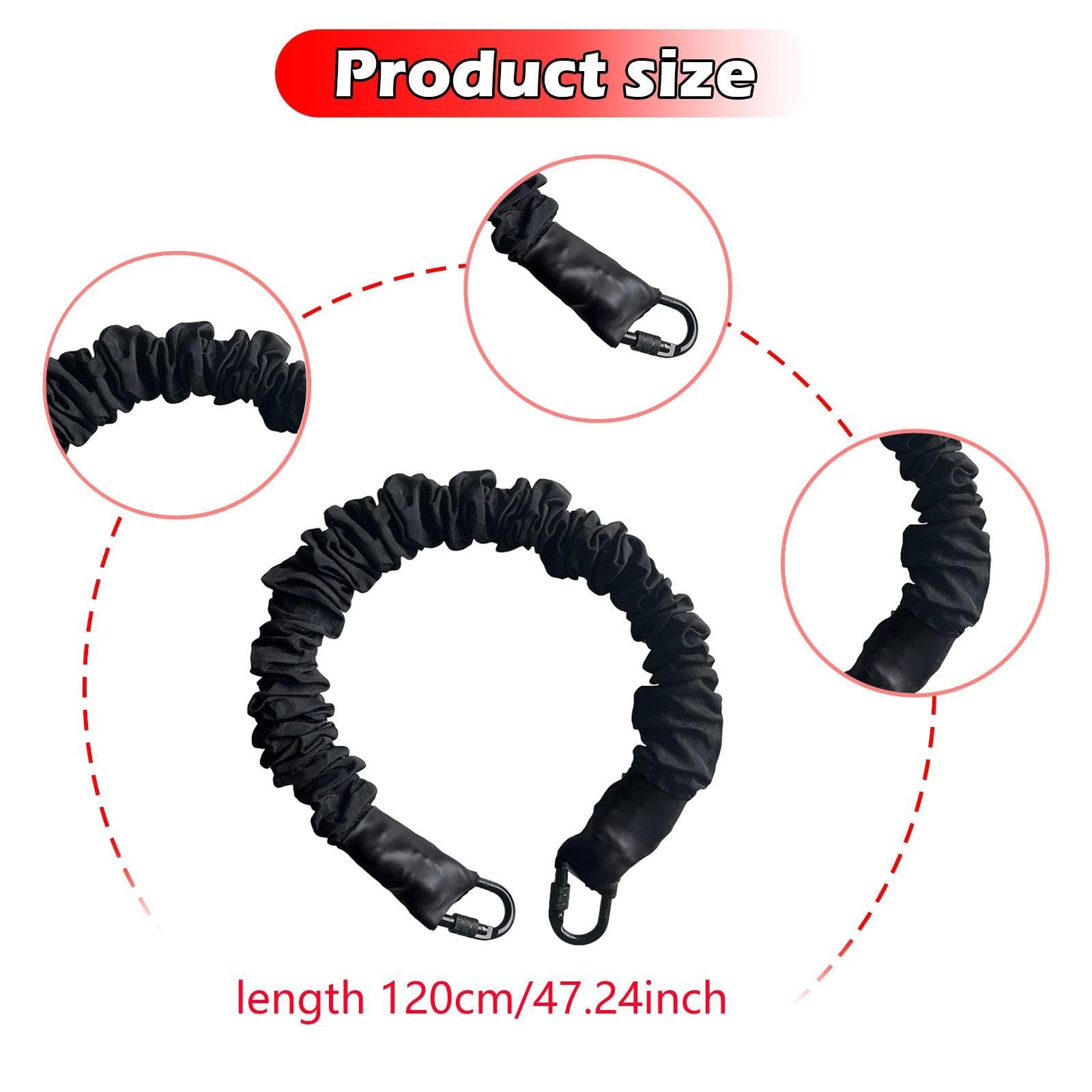 Elastico per Fitness con Gancio, Corda Professionale per Allenamento Fisico Ed Esercizi.