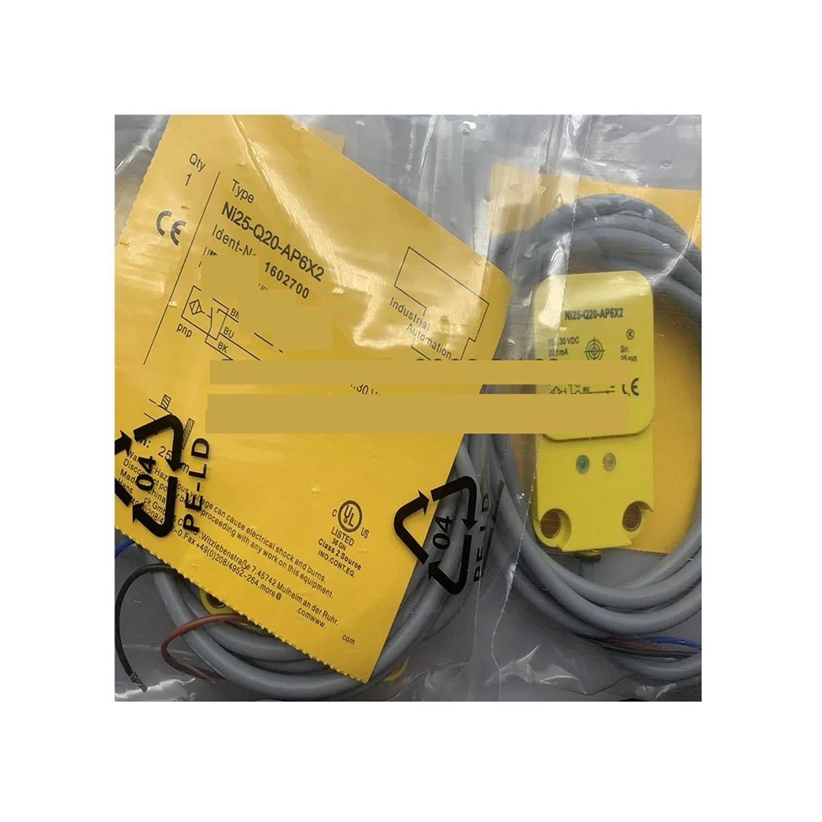 Capteur de proximité NI25-Q20-AP6X2 pour éviter les arrêts machine