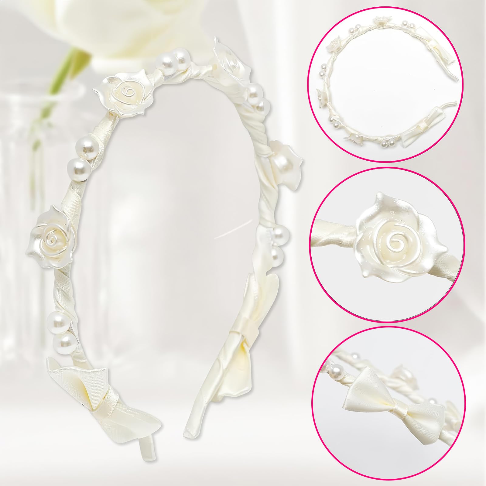 Fascia Per Capelli Imbottita Con Paillettes Glitterate Per Bambine E Donne – Accessorio Moda