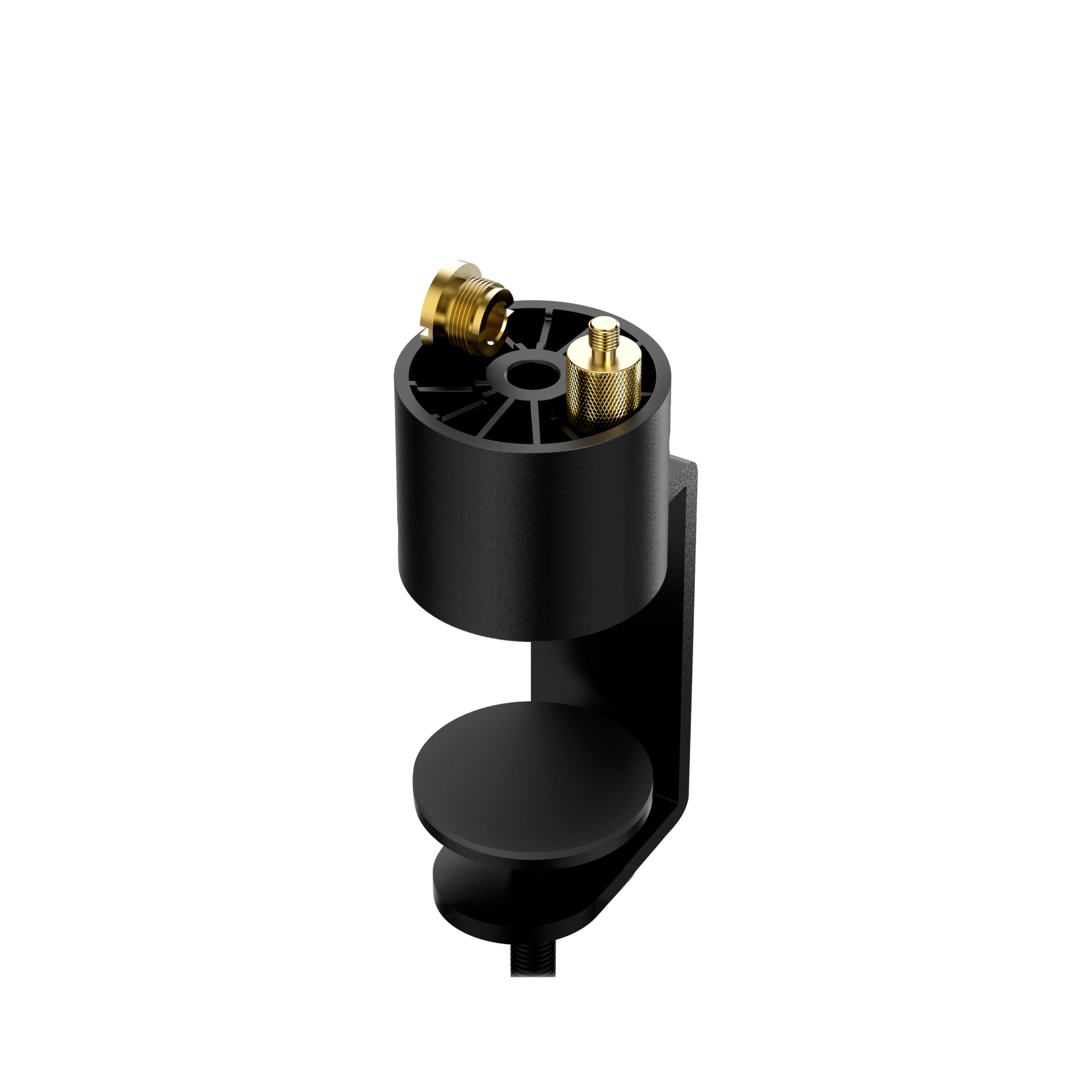HyperX Caster Mikrofon- & Kameraarm – werkzeuglos, mit Kabelführung, 360° schwenkbar, bis 1 kg Tragkraft, 1/4", 3/8", 5/8" Gewinde, ideal für Streaming & Content Creation – Schwarz
