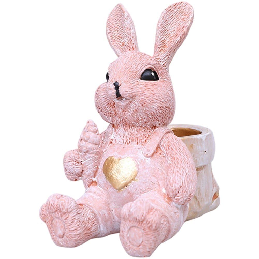 Lapin de Pâques en résine incassable pour sublimer vos décors de fête