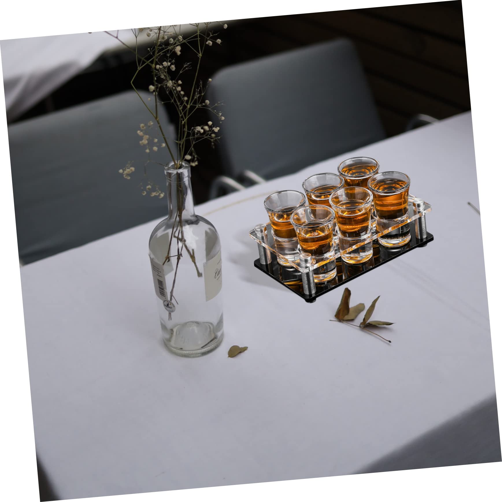 Nbeads 24 Trou Porte-Verre à Liqueur, 3.75cm Trou Plateau De Verre à Shot Plateau