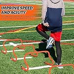 Wettarn 12 Pcs 9" Speed Training Agility Hurdles for Athletes Reliable Training Hurdle Plyometric All Purpose Practice Equipment for Soccer Basketball Football - Image 3