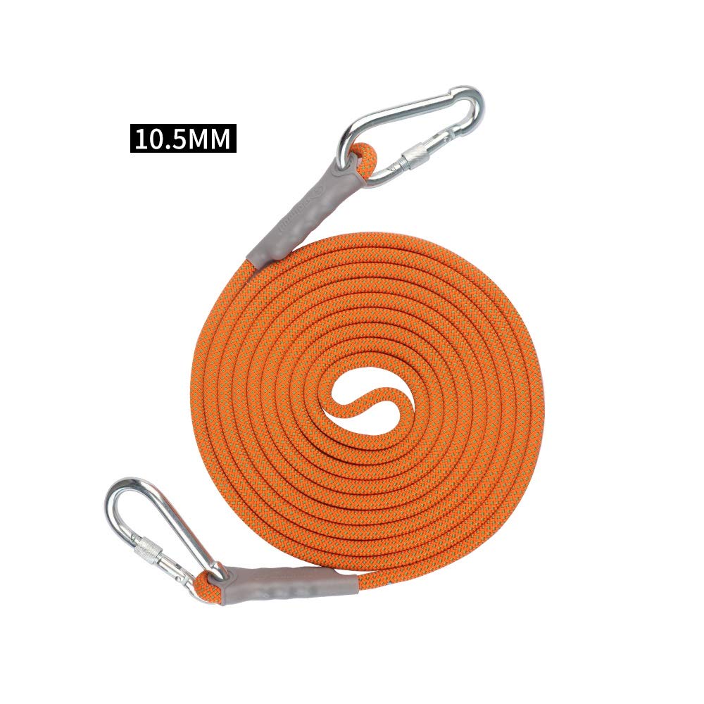 DXLing Corde Escalade Statique 10mm X 10m - Nylon/Polyester - Charge 700kg - Pour Randonnée, Camping