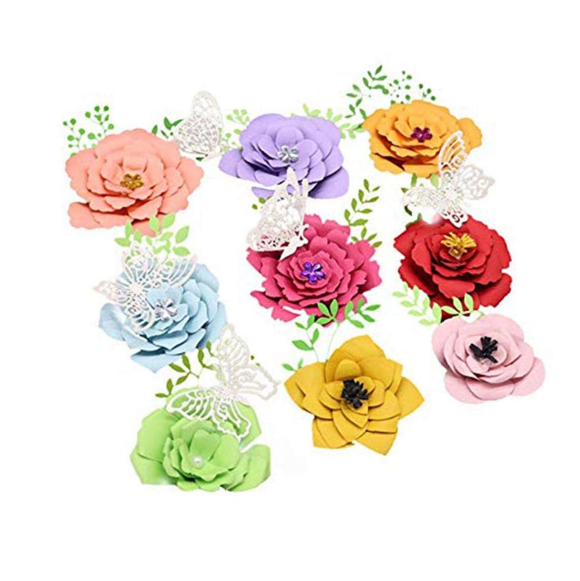 Embossing Stencil Flower Shape Cutting Die Metal Stencil Template DIY Scrapbooking Cutting Mold