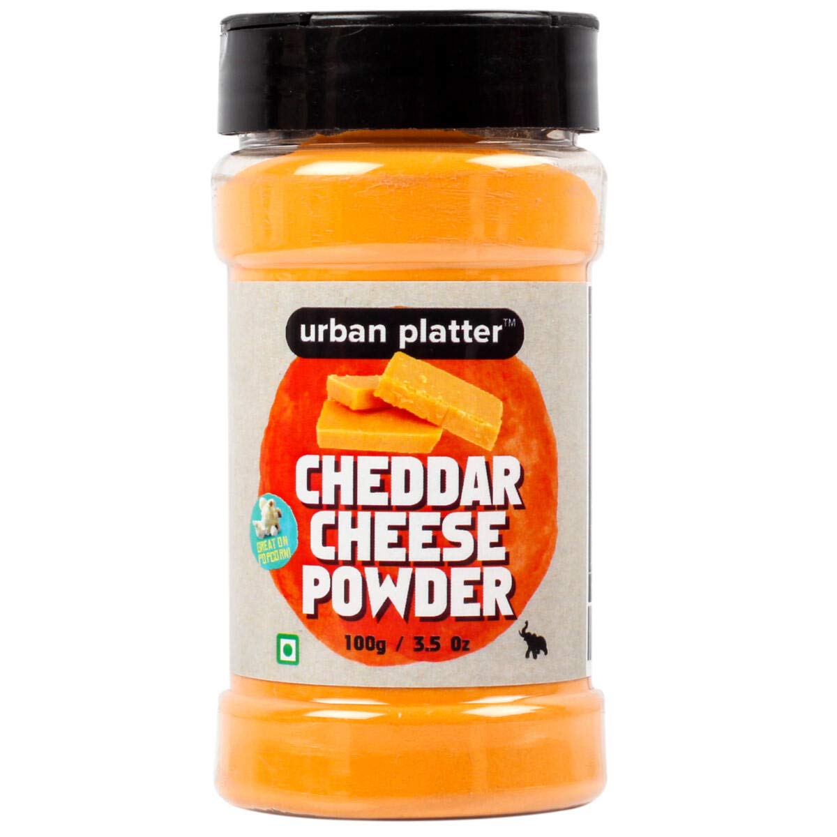 Buy Urban Platter Cheddar Cheese Powder Shaker Jar, 100g / 3.53oz [Perfect for PopCorn, Making