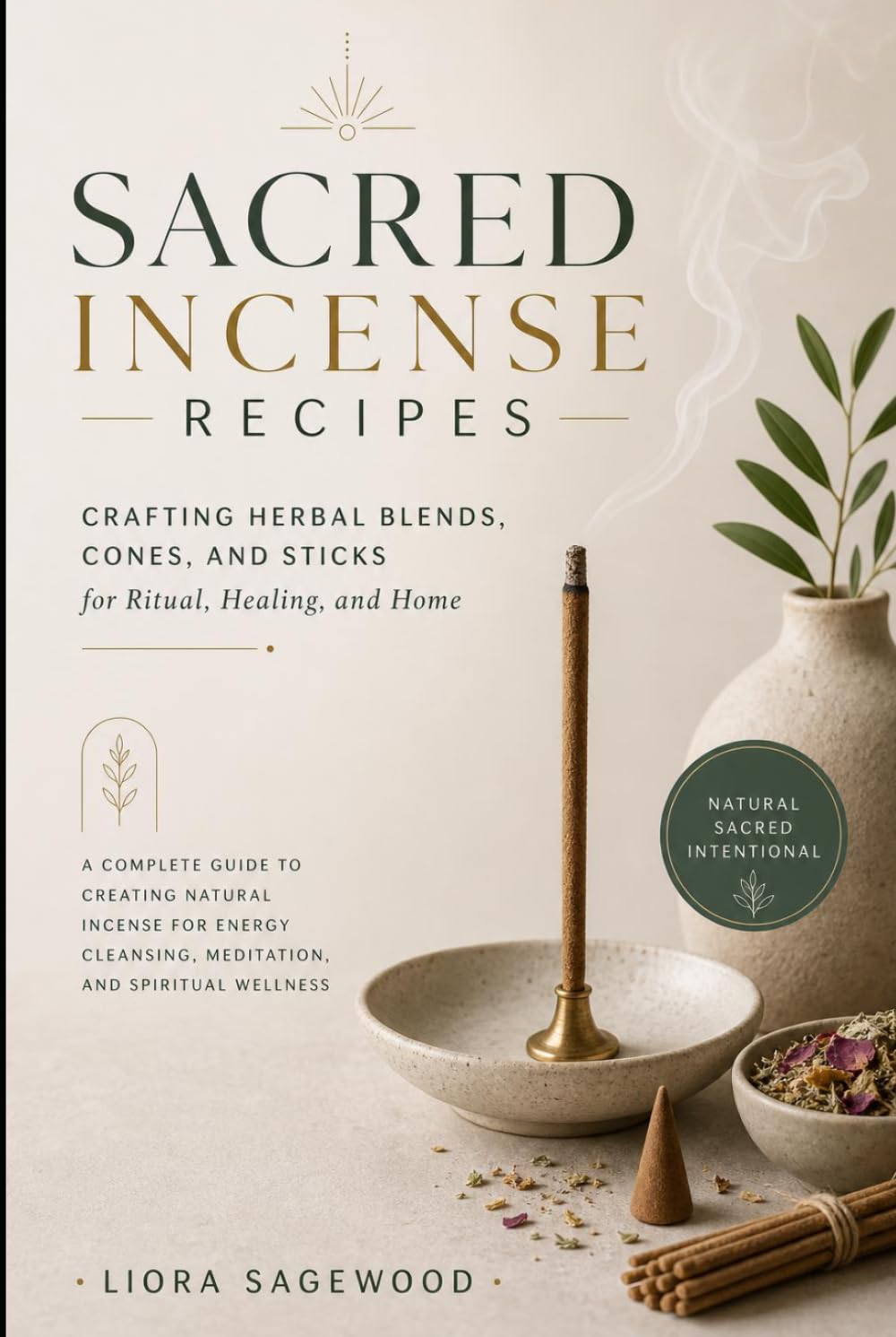 Sacred Incense Recipes: Crafting Herbal Blends, Cones, and Sticks for Ritual, Healing, and Home: A Complete Guide to Creating Natural Incense for Energy Cleansing, Meditation, and Spiritual Wellness
